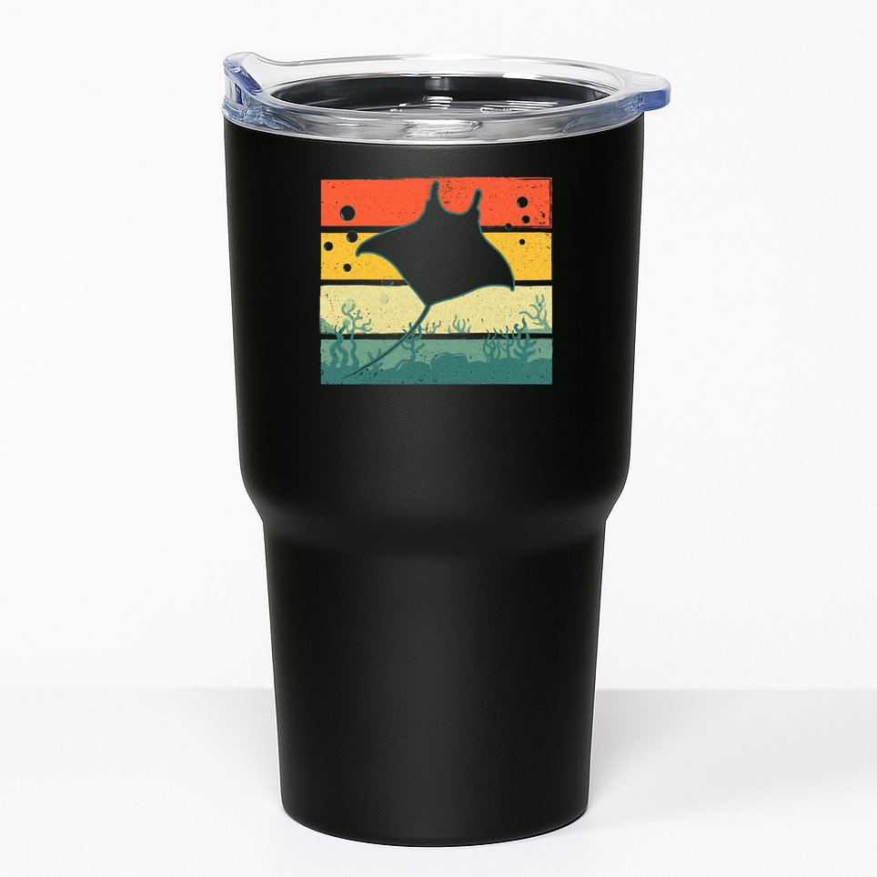 Stingray Funny Ocean Animal Tumbler