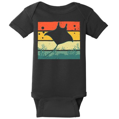 Stingray Funny Ocean Animal Baby Bodysuit