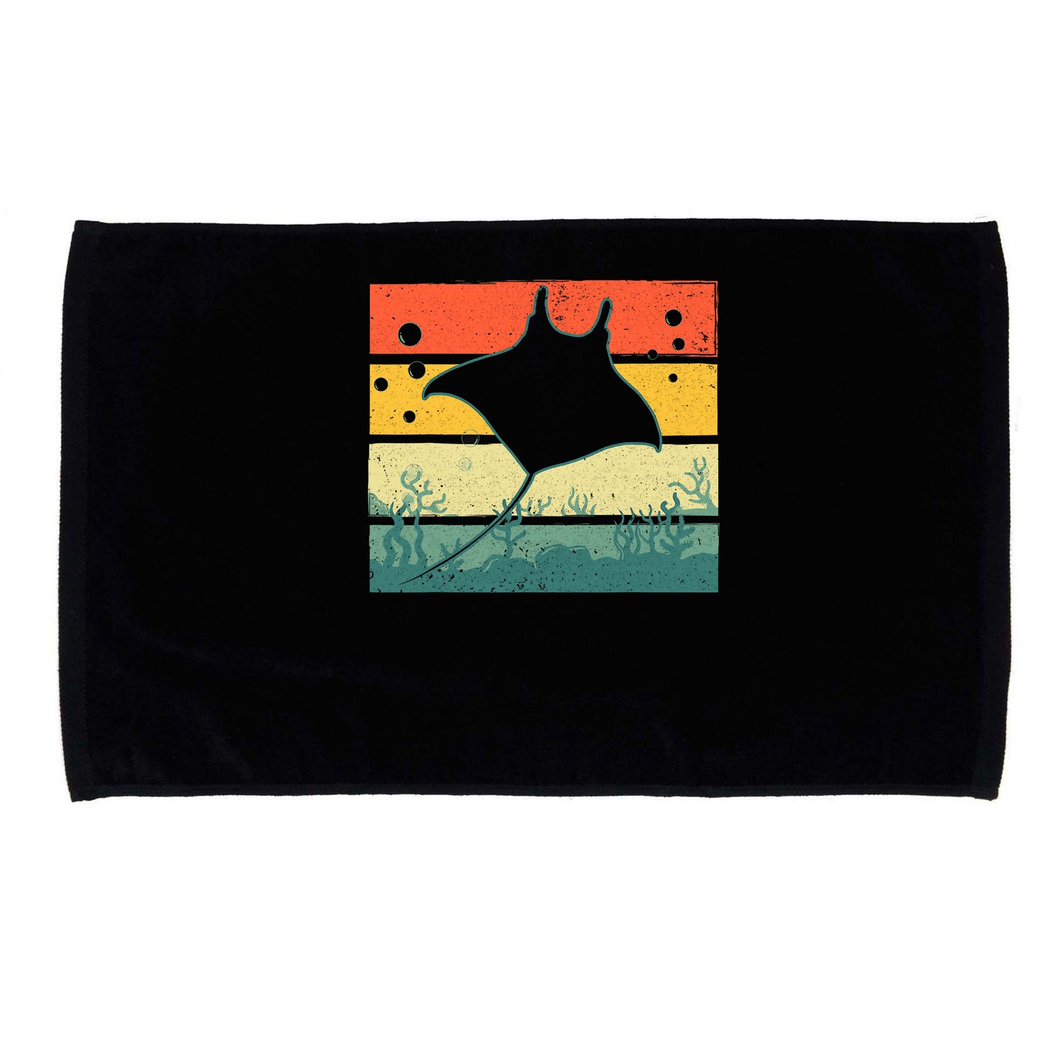 Stingray Funny Ocean Animal Microfiber Hand Towel