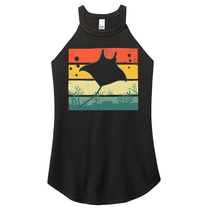 Stingray Funny Ocean Animal Women's Perfect Tri Rocker Tank