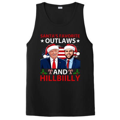 Santa’S Favorite Outlaws & Hillbiilly Trump Vance Christmas PosiCharge Competitor Tank