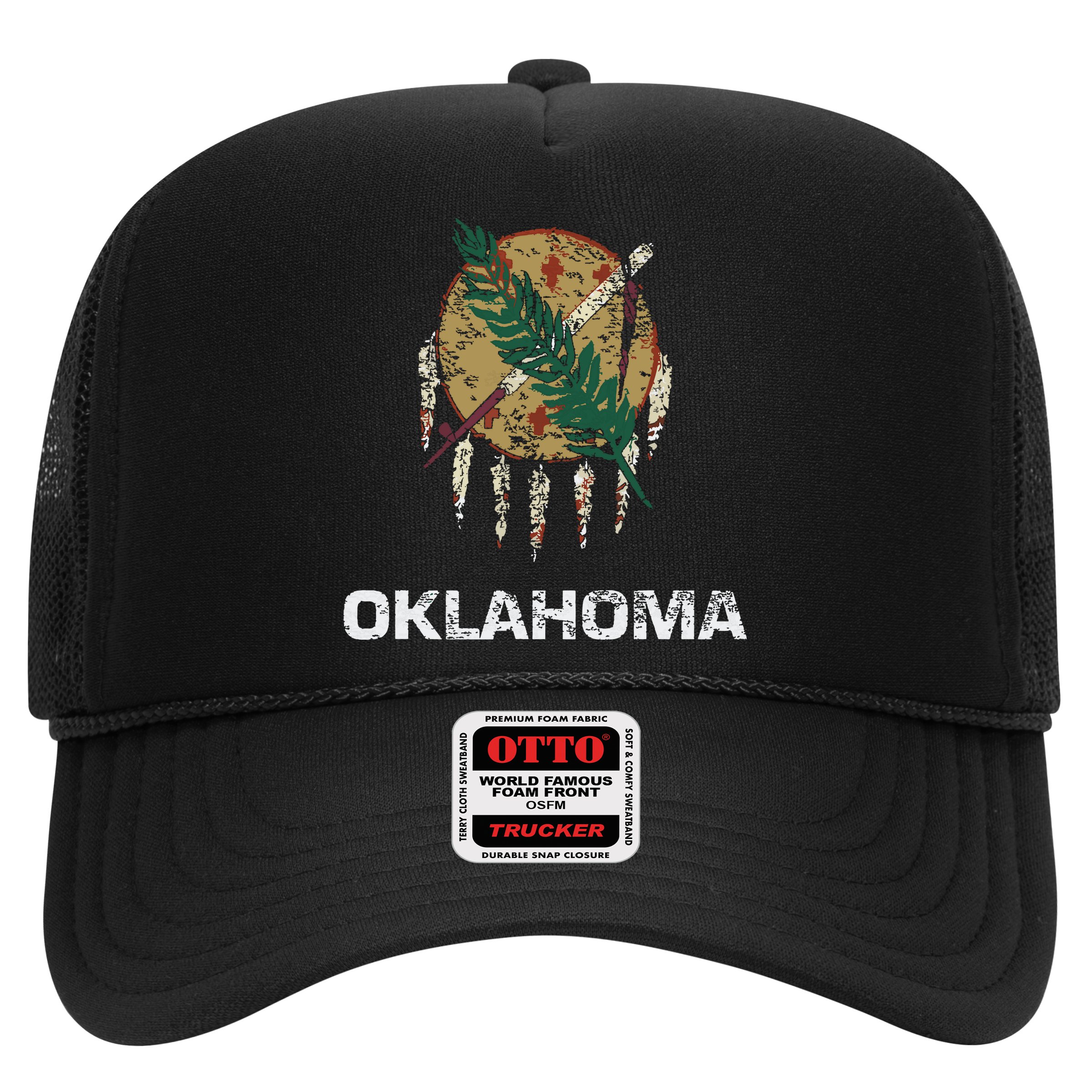 State Flag Of Oklahoma Tulsa Norman Oklahoma City Hat