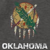 State Flag Of Oklahoma Tulsa Norman Oklahoma City Vector Backpack
