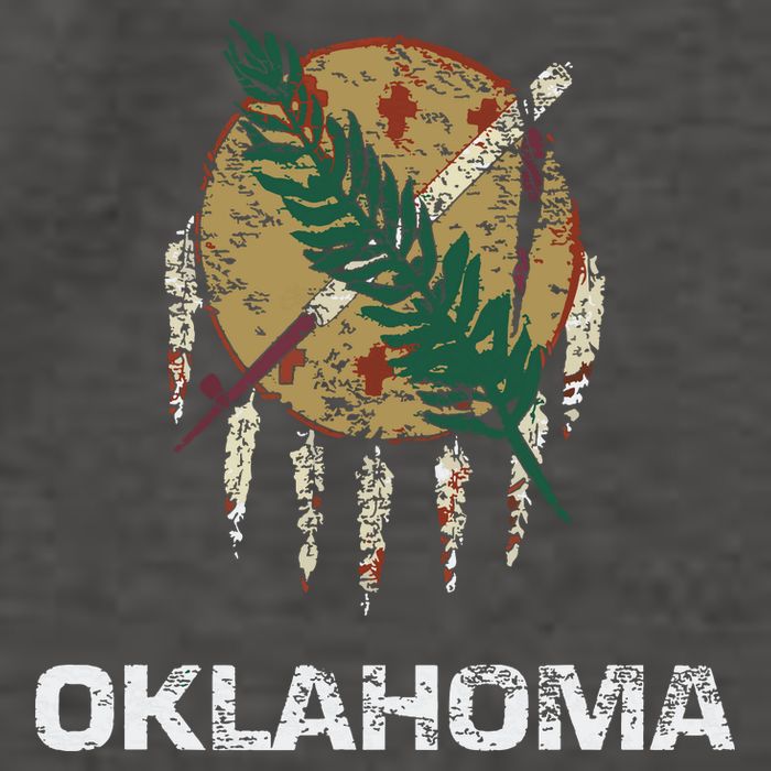 State Flag Of Oklahoma Tulsa Norman Oklahoma City Vector Backpack