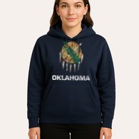 State Flag Of Oklahoma Tulsa Norman Oklahoma City Hoodie