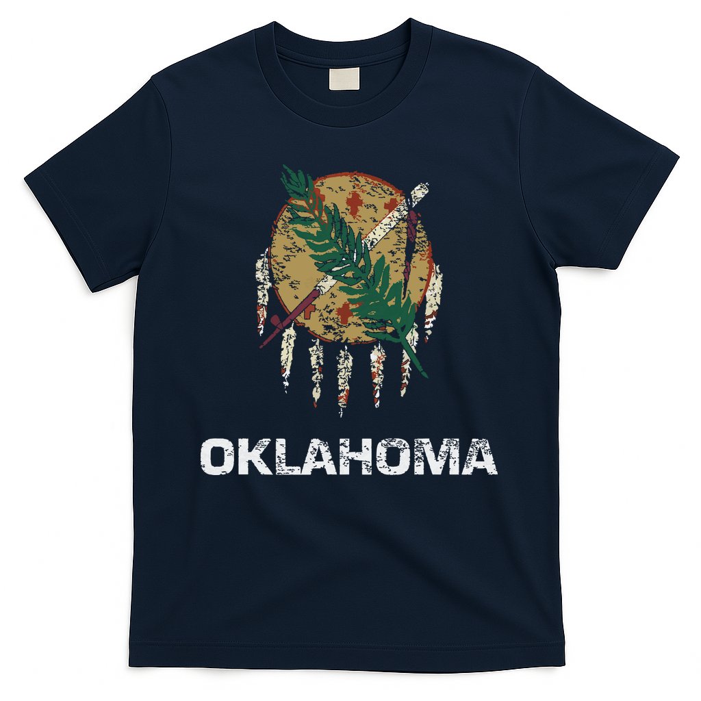 State Flag Of Oklahoma Tulsa Norman Oklahoma City T-Shirt