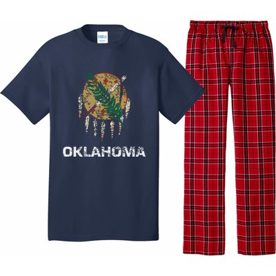 State Flag Of Oklahoma Tulsa Norman Oklahoma City Pajama Set