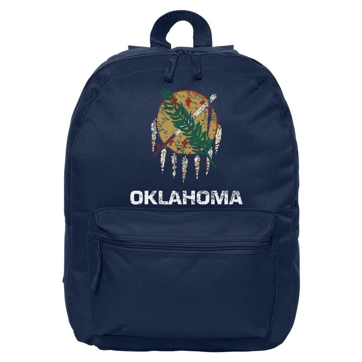 State Flag Of Oklahoma Tulsa Norman Oklahoma City 16 in Basic Backpack