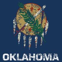 State Flag Of Oklahoma Tulsa Norman Oklahoma City Baby Bodysuit