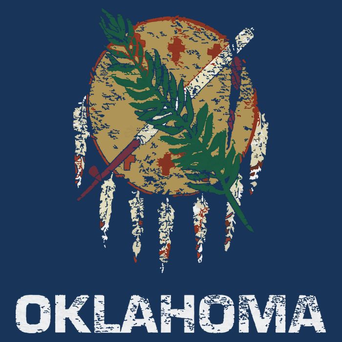 State Flag Of Oklahoma Tulsa Norman Oklahoma City Baby Bodysuit