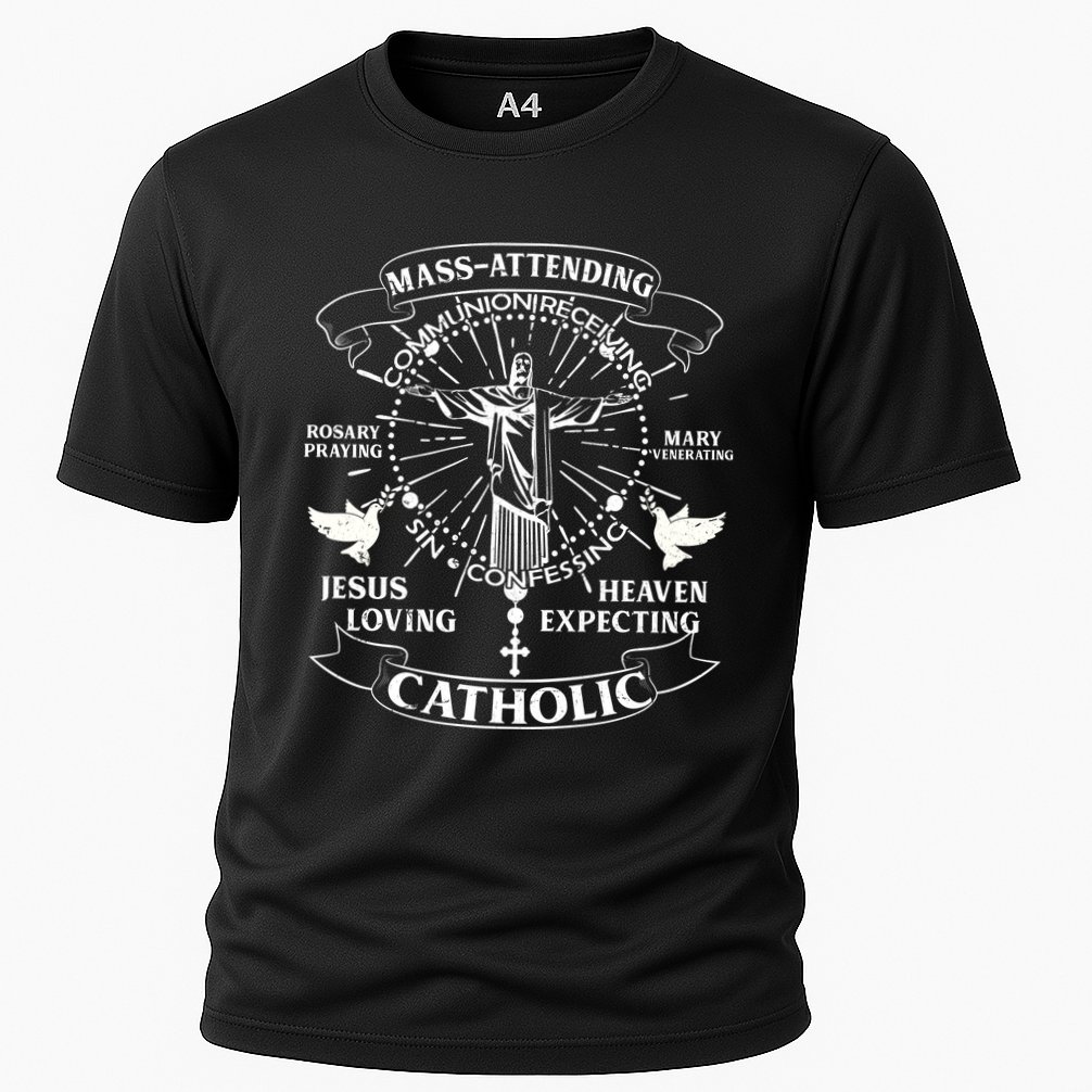 St. Francis Of Assisi Roman Catholic Church Franklin North Carolina Cooling Performance Crew T-Shirt
