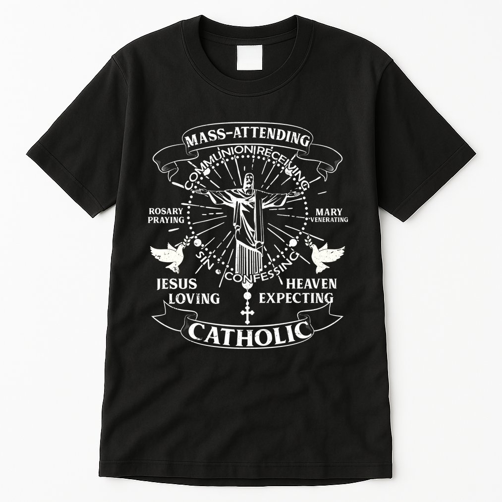 St. Francis Of Assisi Roman Catholic Church Franklin North Carolina Tall T-Shirt