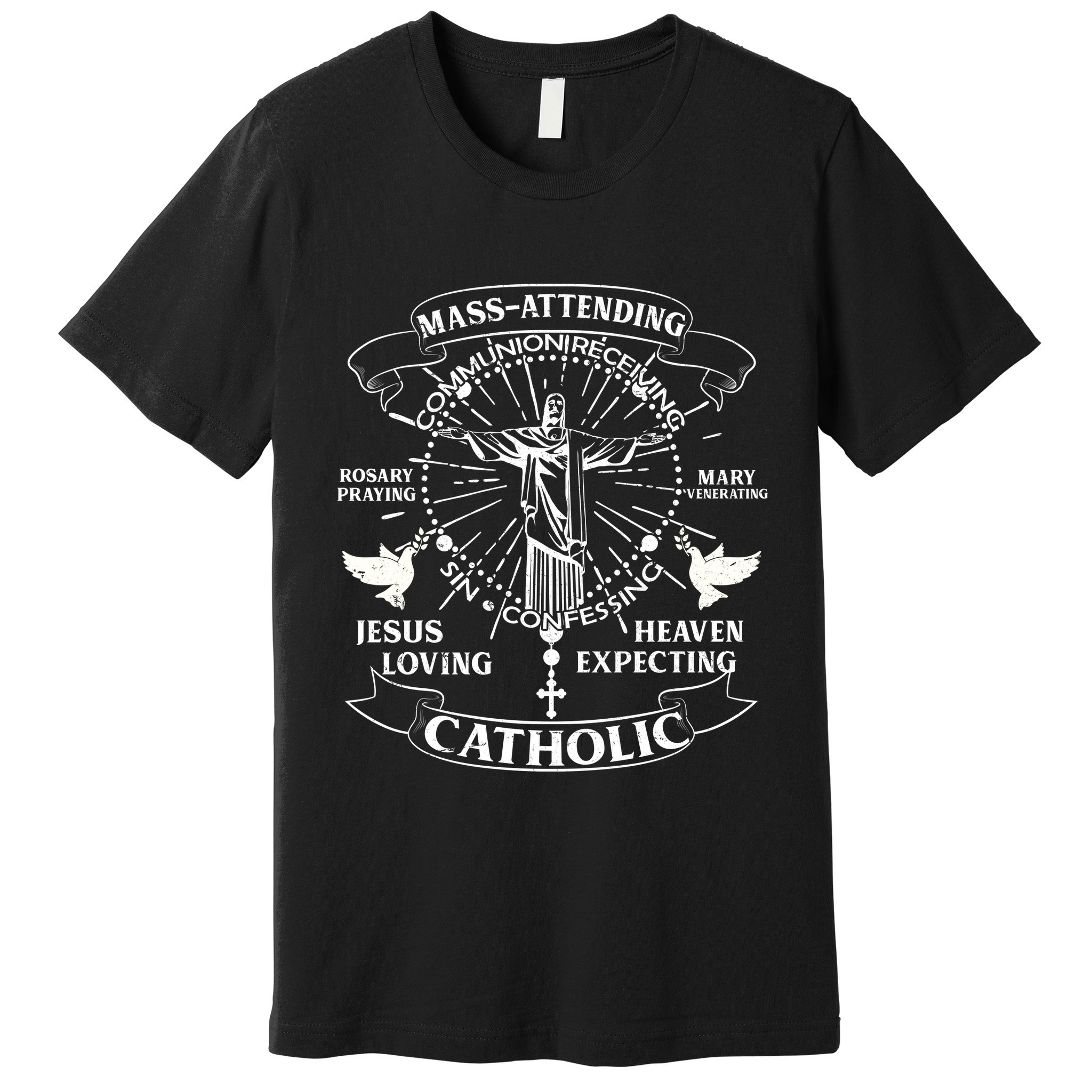 St. Francis Of Assisi Roman Catholic Church Franklin North Carolina Premium T-Shirt