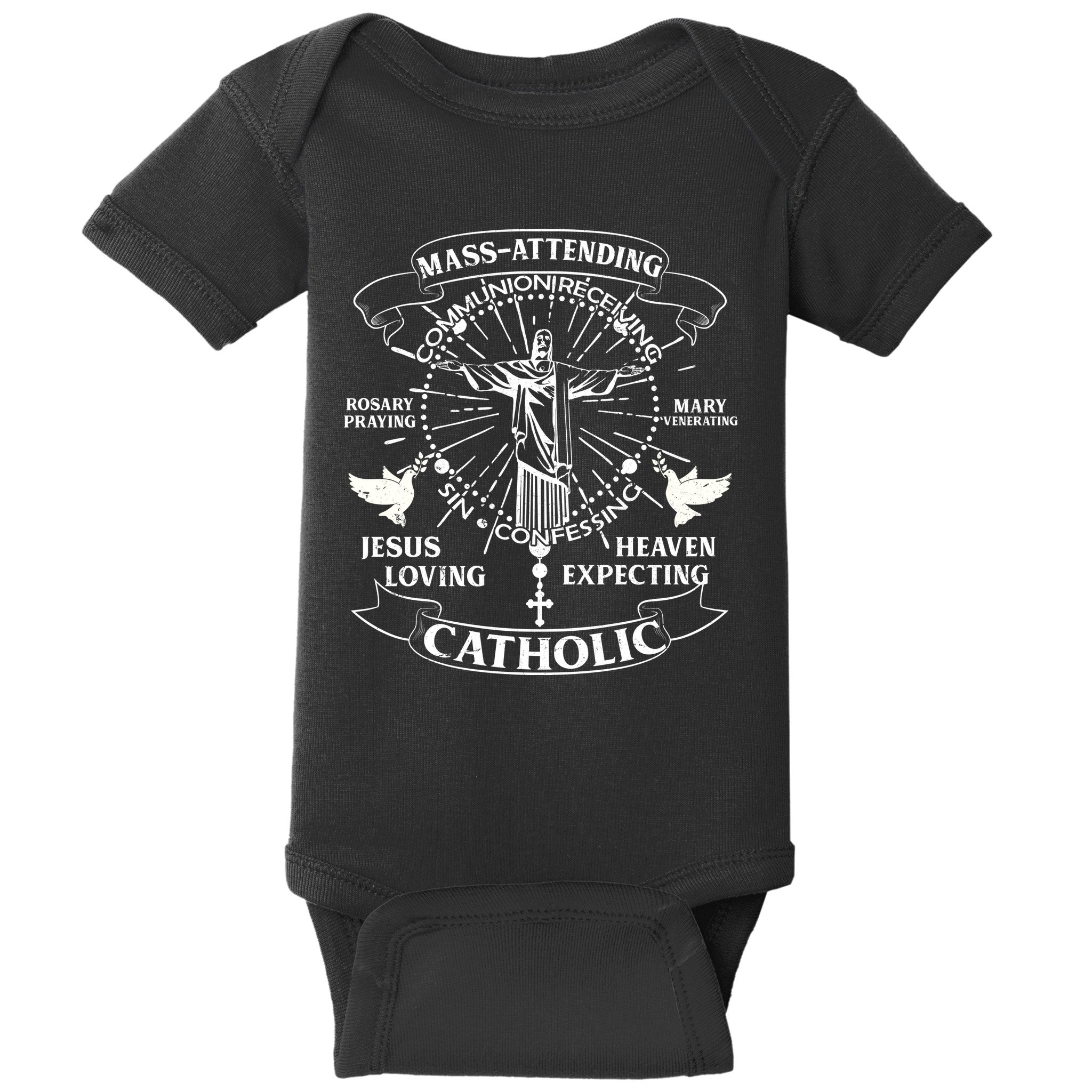 St. Francis Of Assisi Roman Catholic Church Franklin North Carolina Baby Bodysuit