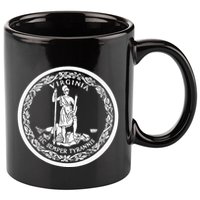 State Flag Of Virginia Seal Roanoke Richmond Norfolk 11oz C Handle Ceramic Mug