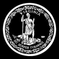 State Flag Of Virginia Seal Roanoke Richmond Norfolk Drawstring Bag
