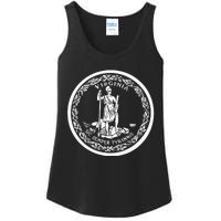 State Flag Of Virginia Seal Roanoke Richmond Norfolk Ladies Essential Tank