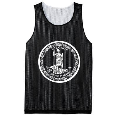 State Flag Of Virginia Seal Roanoke Richmond Norfolk Mesh Reversible Basketball Jersey Tank