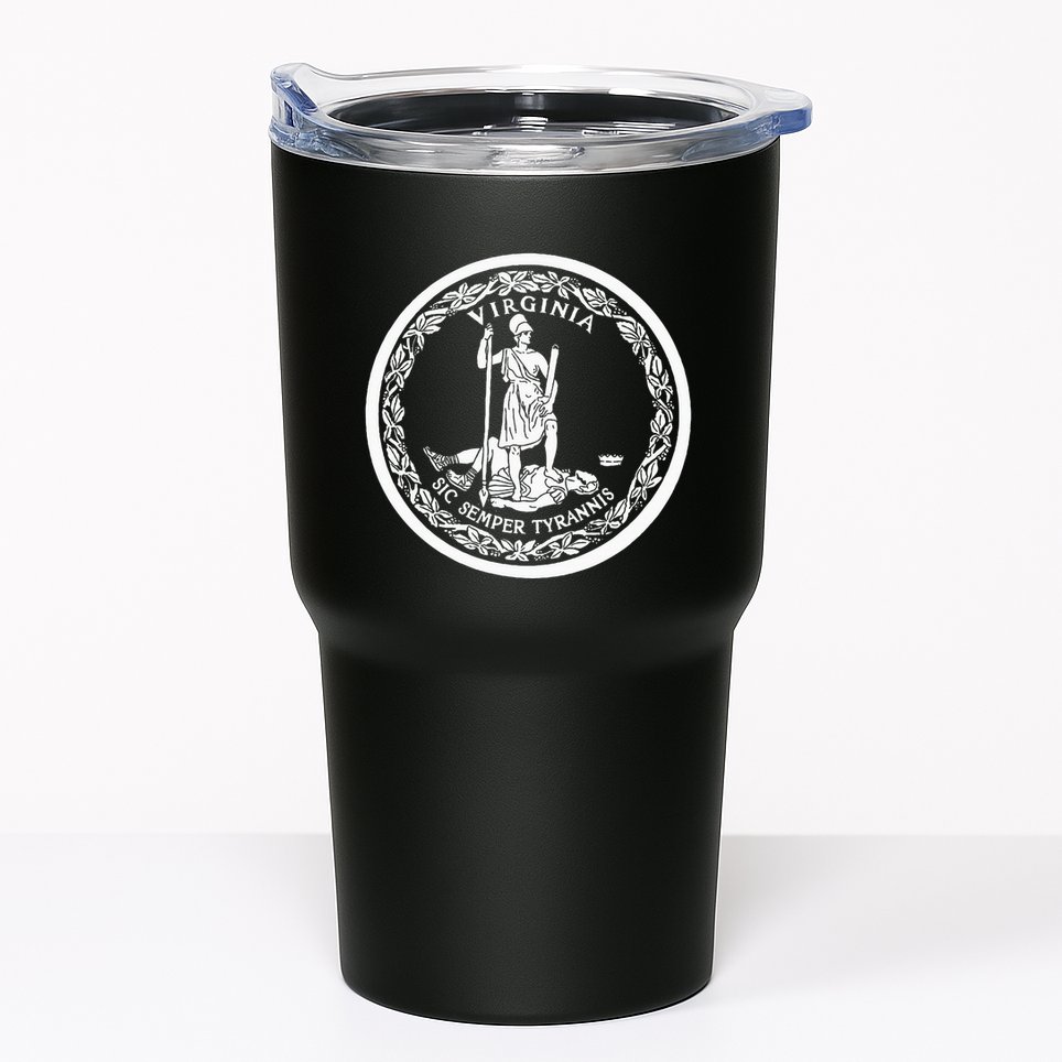 State Flag Of Virginia Seal Roanoke Richmond Norfolk Tumbler