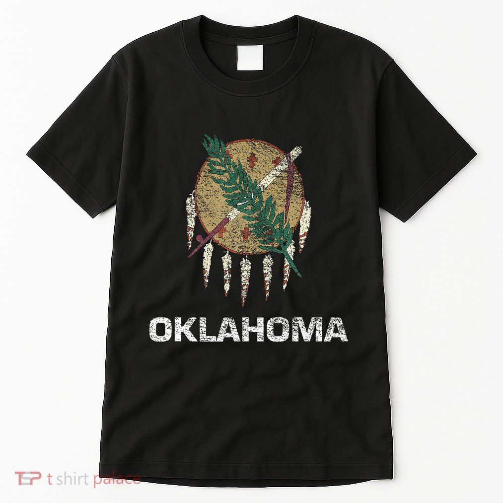 STATE FLAG OF OKLAHOMA TULSA NORMAN OKLAHOMA CITY Tall T-Shirt