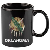 STATE FLAG OF OKLAHOMA TULSA NORMAN OKLAHOMA CITY 11oz C Handle Ceramic Mug