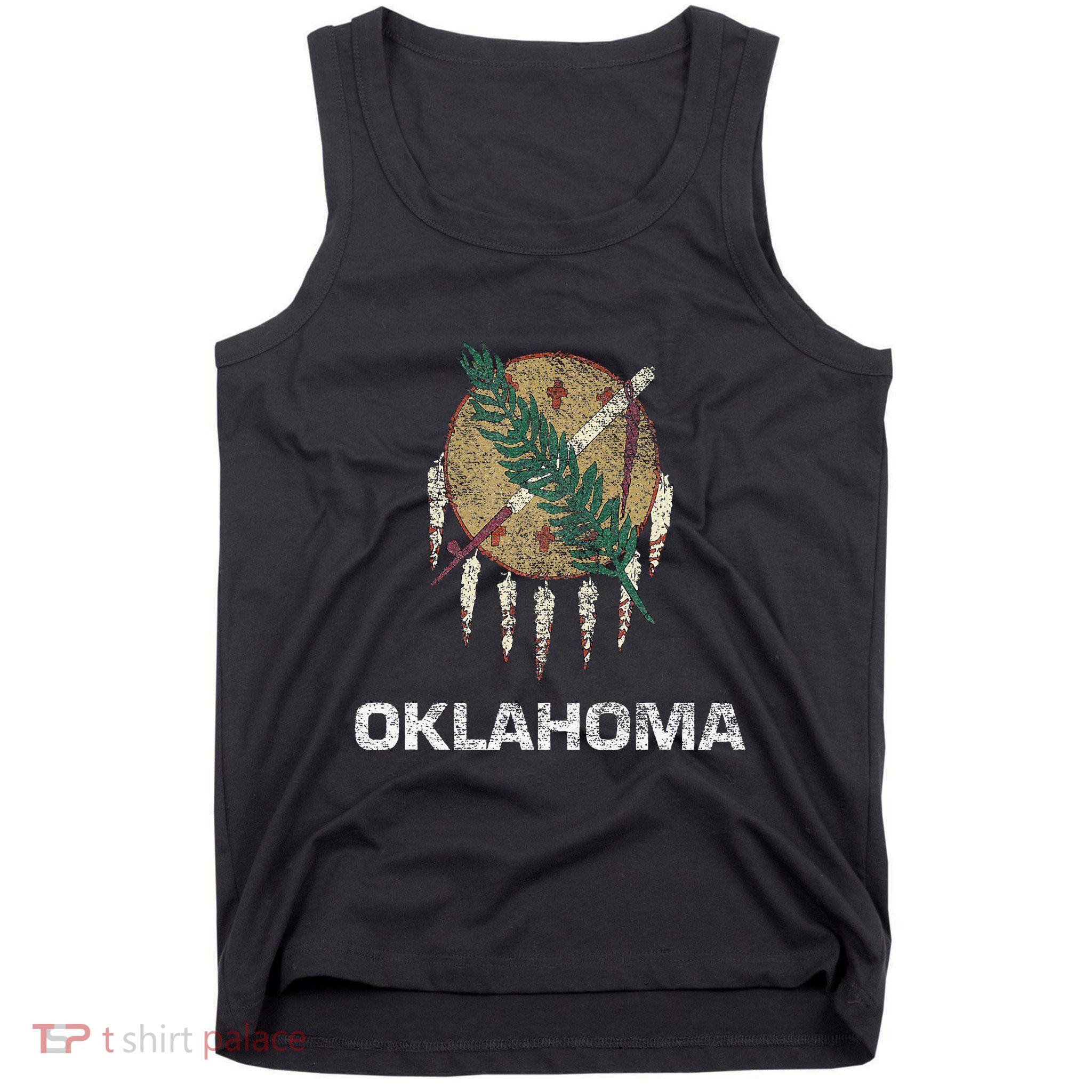 STATE FLAG OF OKLAHOMA TULSA NORMAN OKLAHOMA CITY Tank Top