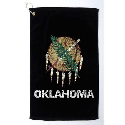 STATE FLAG OF OKLAHOMA TULSA NORMAN OKLAHOMA CITY Golf Towel
