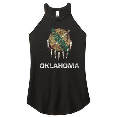 STATE FLAG OF OKLAHOMA TULSA NORMAN OKLAHOMA CITY Women’s Perfect Tri Rocker Tank