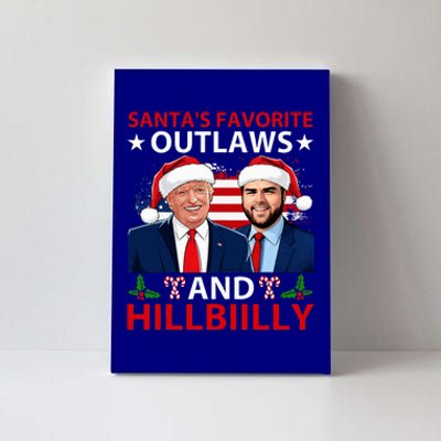 Santa’S Favorite Outlaws & Hillbiilly Trump Vance Canvas