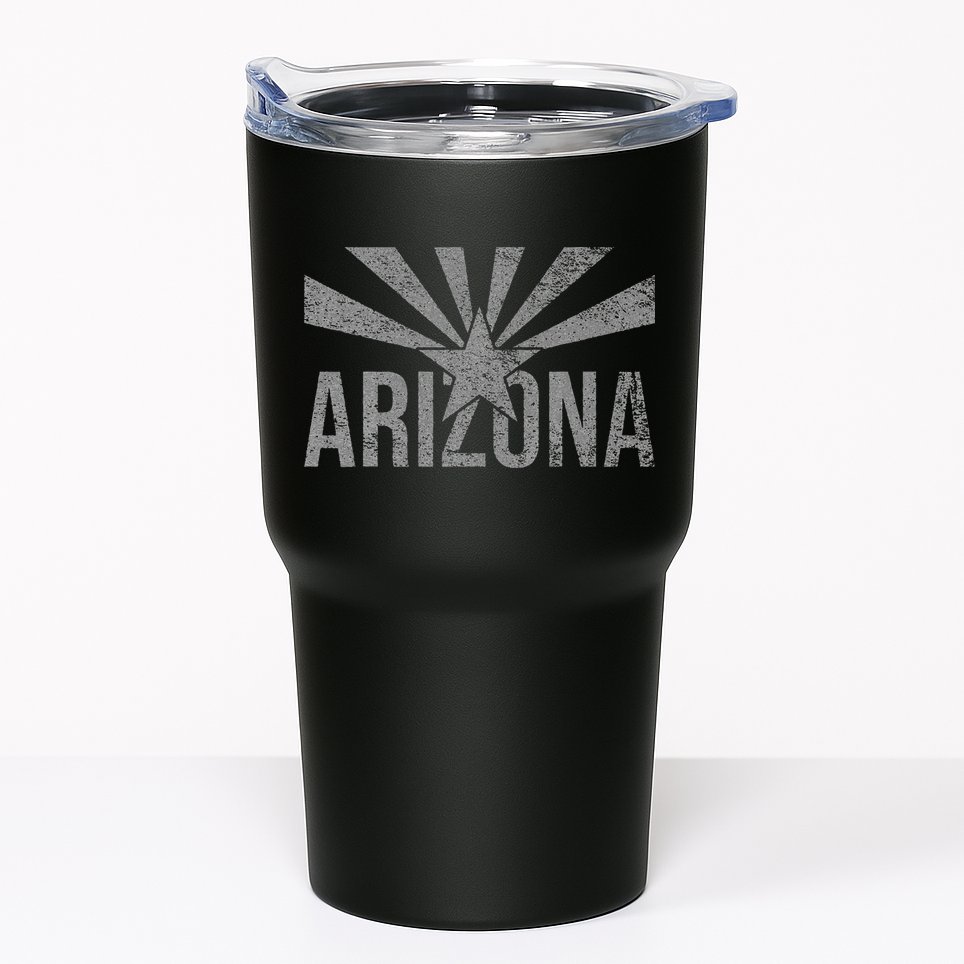 STATE FLAG OF ARIZONA PHOENIX SEDONA Tumbler