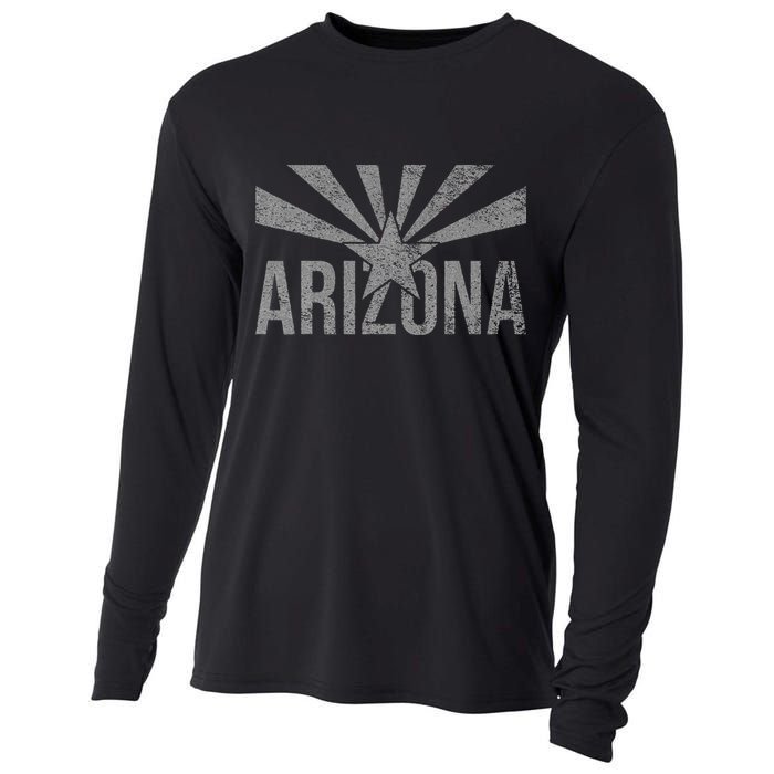 STATE FLAG OF ARIZONA PHOENIX SEDONA Cooling Performance Long Sleeve Crew