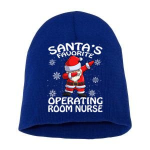 Santas Favorite Operating Room Nurse Christmas Gift Short Acrylic Beanie