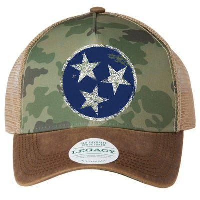 State Flag Of Tennessee Legacy Tie Dye Trucker Hat
