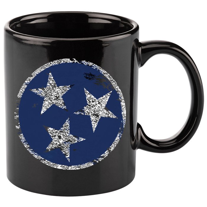 State Flag Of Tennessee 11oz C Handle Ceramic Mug