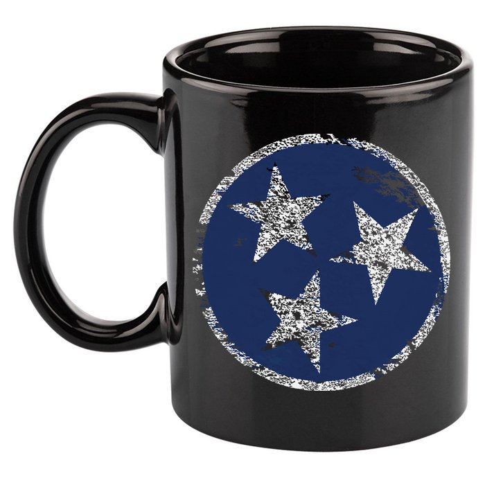 State Flag Of Tennessee 11oz C Handle Ceramic Mug