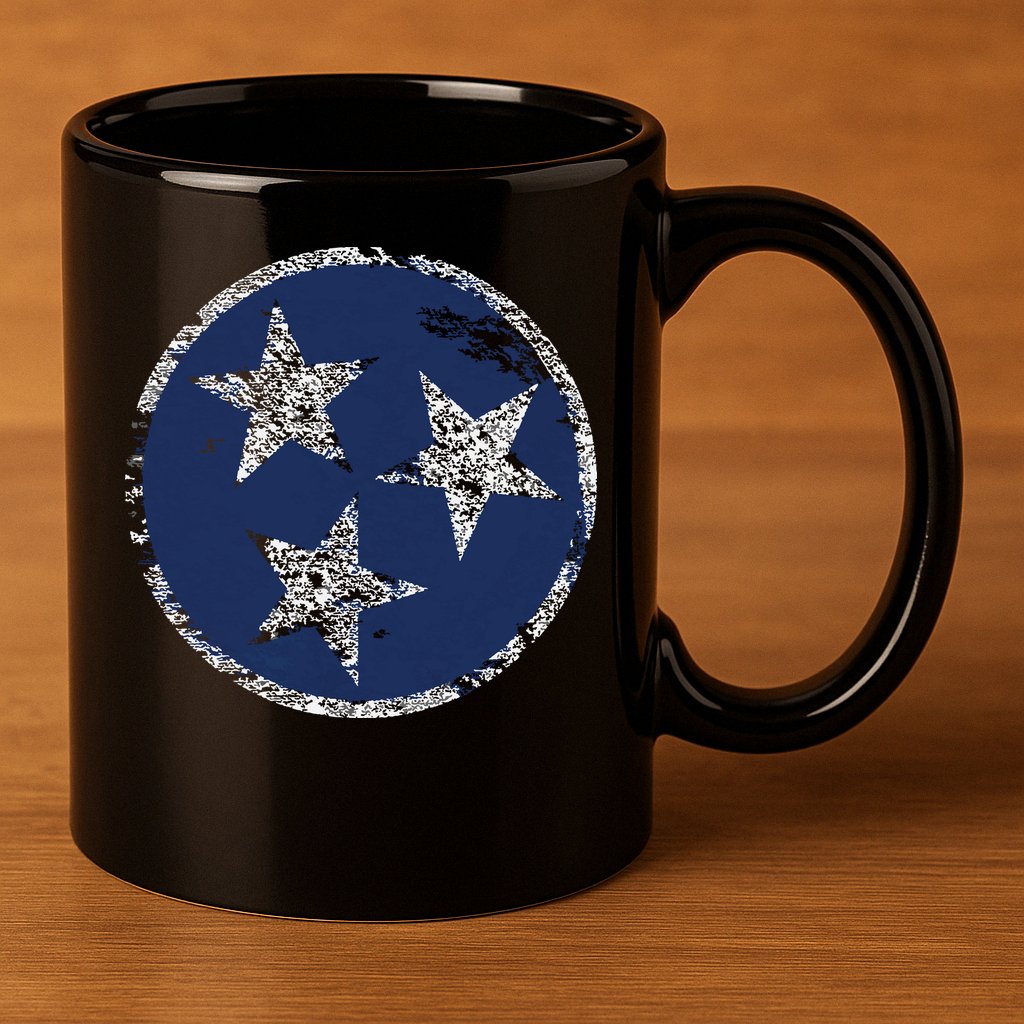 State Flag Of Tennessee 11oz C Handle Ceramic Mug