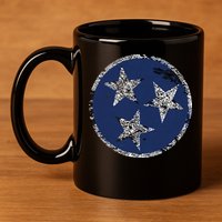 State Flag Of Tennessee 11oz C Handle Ceramic Mug
