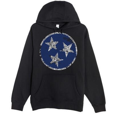 State Flag Of Tennessee Premium Pullover Hoodie