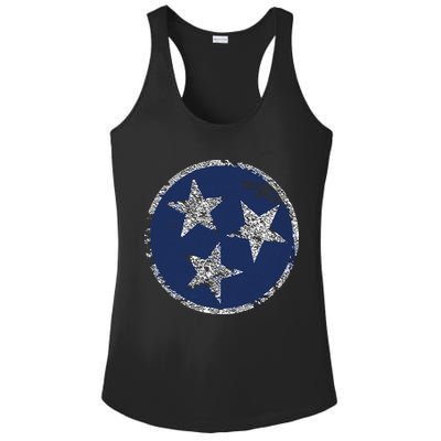 State Flag Of Tennessee Ladies PosiCharge Competitor Racerback Tank