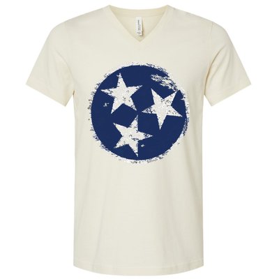 State Flag Of Tennessee V-Neck T-Shirt