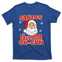 SantaS Favorite Obgyn Christmas Pregnancy Doctor Pajama Swea T-Shirt