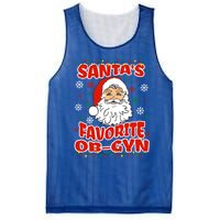 SantaS Favorite Obgyn Christmas Pregnancy Doctor Pajama Swea Mesh Reversible Basketball Jersey Tank