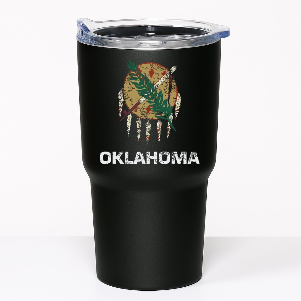 State Flag Of Oklahoma Tulsa Norman Oklahoma City Tumbler