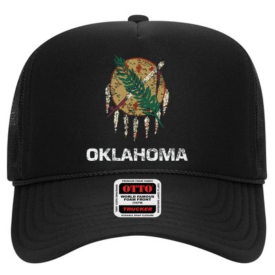 State Flag Of Oklahoma Tulsa Norman Oklahoma City Trucker Hat