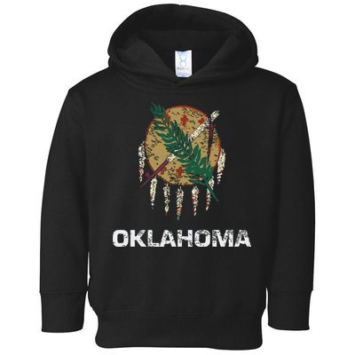 State Flag Of Oklahoma Tulsa Norman Oklahoma City Toddler Hoodie
