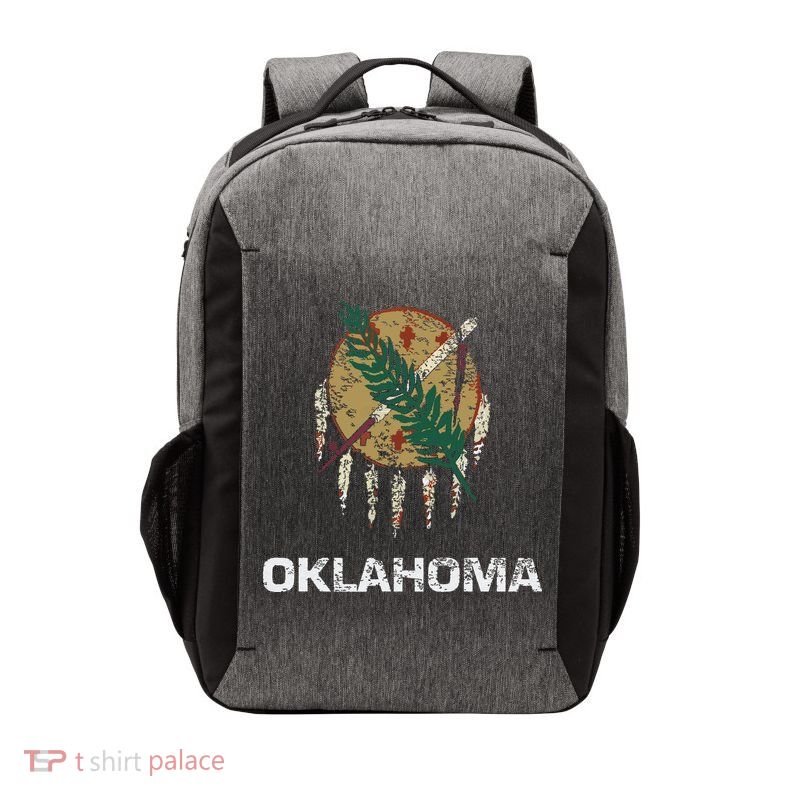 State Flag Of Oklahoma Tulsa Norman Oklahoma City Vector Backpack