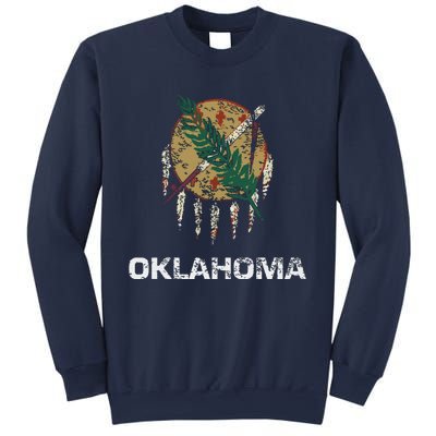 State Flag Of Oklahoma Tulsa Norman Oklahoma City Sweatshirt