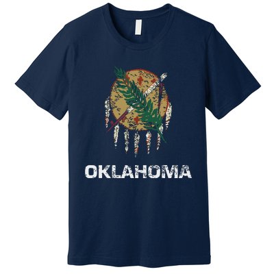 State Flag Of Oklahoma Tulsa Norman Oklahoma City Premium T-Shirt