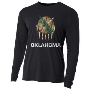 State Flag Of Oklahoma Cooling Performance Long Sleeve Crew