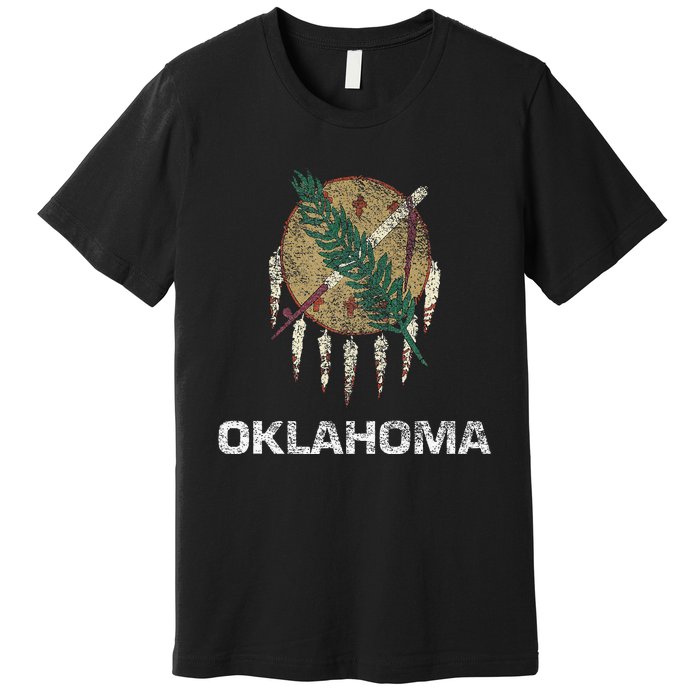 State Flag Of Oklahoma Premium T-Shirt